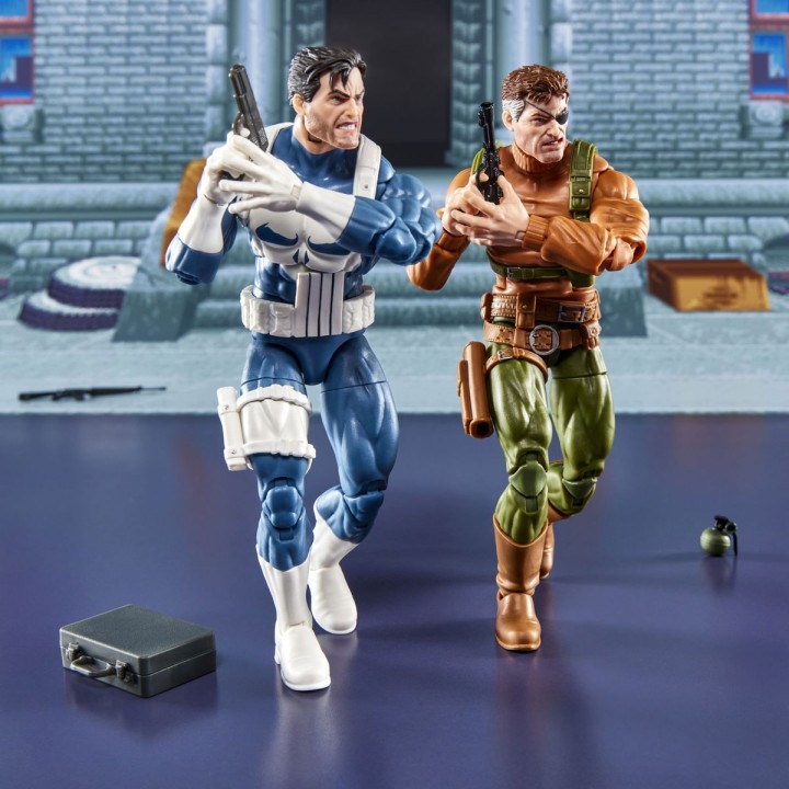Punisher & Nick Fury Pack 2 Figuras Gamerverse Marvel Legends