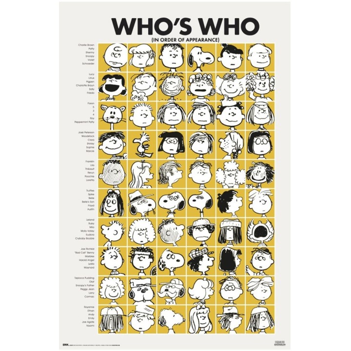 Snoopy Quien es Quien Poster 48 (60x91.5)