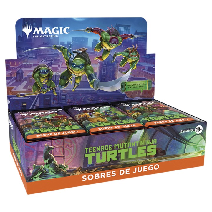 Caja de Sobres Teenage Mutant Ninja Turtles Magic The Gathering (Castellano) MTG TMNT