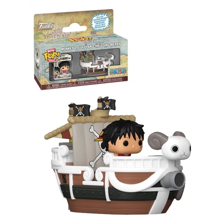 Bitty Pop Rides Monkey D. Luffy and the Going Merry One Piece