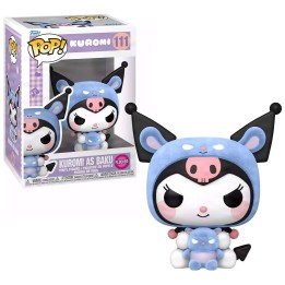 Funko Pop Kuromi as Baku 111 Kuromi (Flocked)