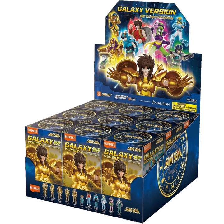 Caja Sellada Saint Seiya Galaxy Version 02 Legacy of Gold Saints Blokees