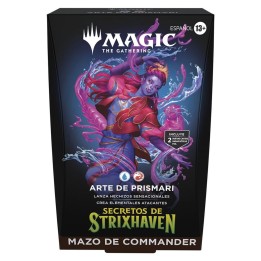 Arte de Prismari Baraja de Commander Secretos de Strixhaven Magic The Gathering (Castellano) - MTG SOSH