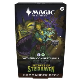 Wither Bloom Pestilence Commander Deck Secrets of Strixhaven Magic The Gathering (English) - MTG SOSH