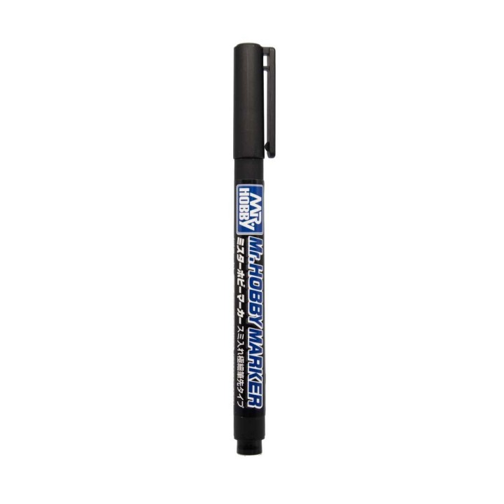 Black Super Fine Tip Brush Pen Mr Hobby Marker CM 101 450