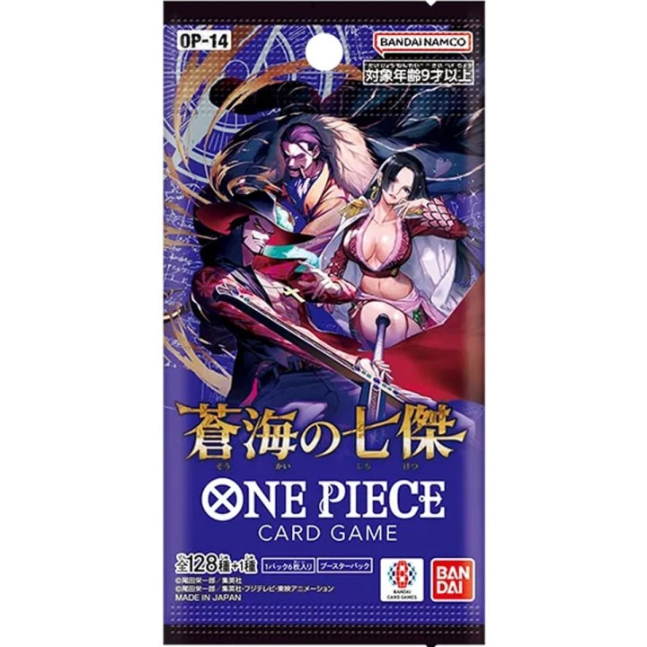 Booster Pack The Azure Seas Seven One Piece Card Game OP14 (Japonés)