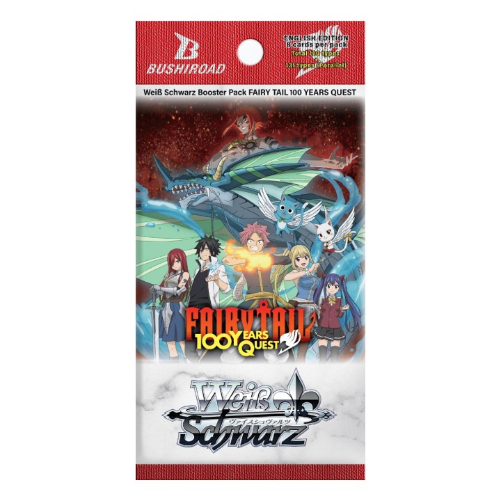 Booster Pack Fairy Tail 100 Years Quest Weiss Schwarz (English)