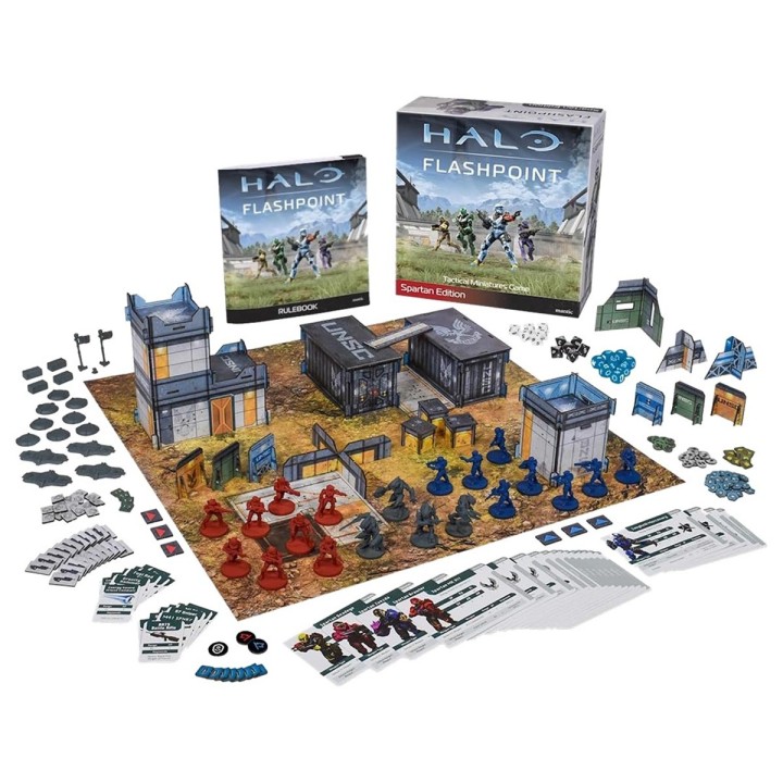 Halo Flashpoin Juego Táctico de Miniaturas Spartan Edition (Castellano)