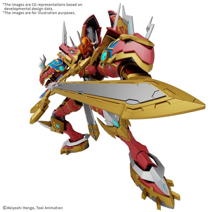 Kaisergreymon Digimon Figure Rise Standard Amplified