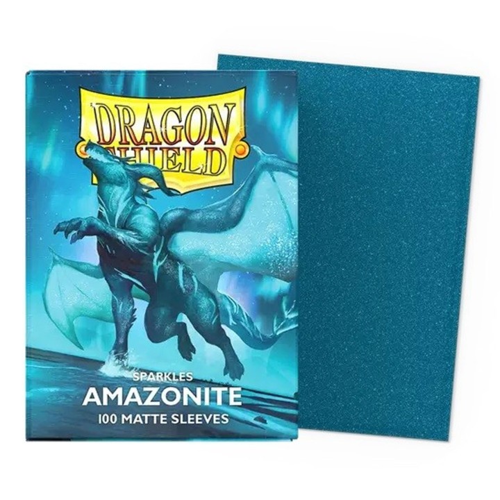 Sparkles Amazonite Standard Matte Sleeves Dragon Shield (Fundas)