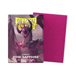 Sparkles Pink Sapphire Standard Matte Sleeves Dragon Shield (Fundas)