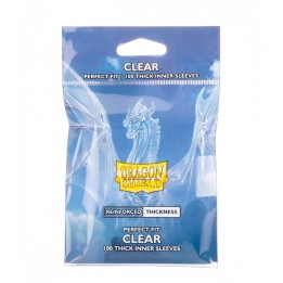Perfect Fit Clear 100 Thick Inner Sleeves Dragon Shield