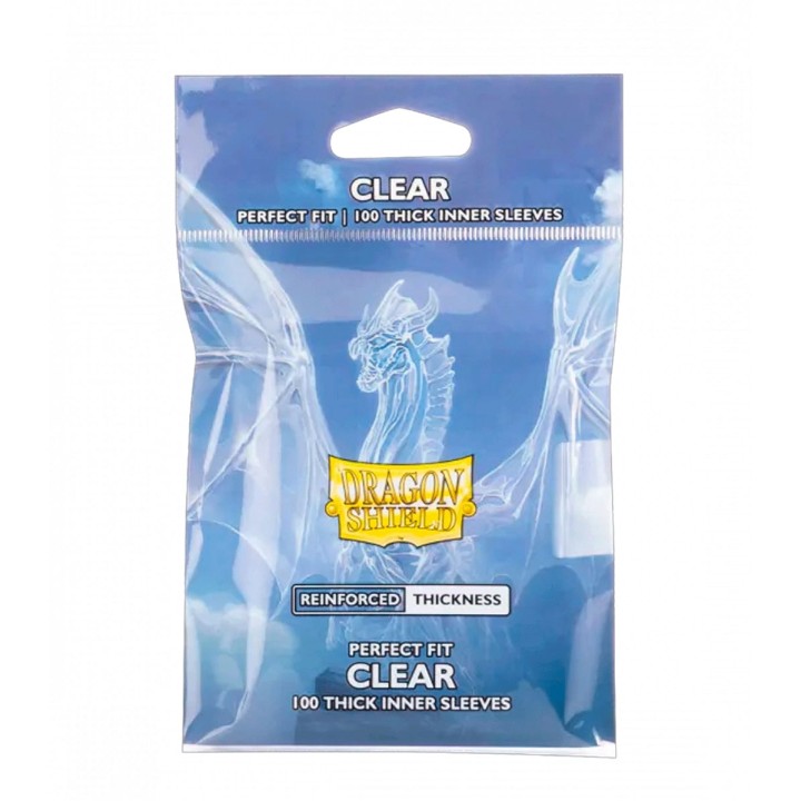 Perfect Fit Clear 100 Thick Inner Sleeves Dragon Shield
