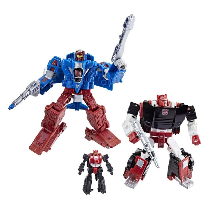 Pack de 3 Figuras Autobot Alphastrike Counterforce Transformers Generations War for Cybertron Siege