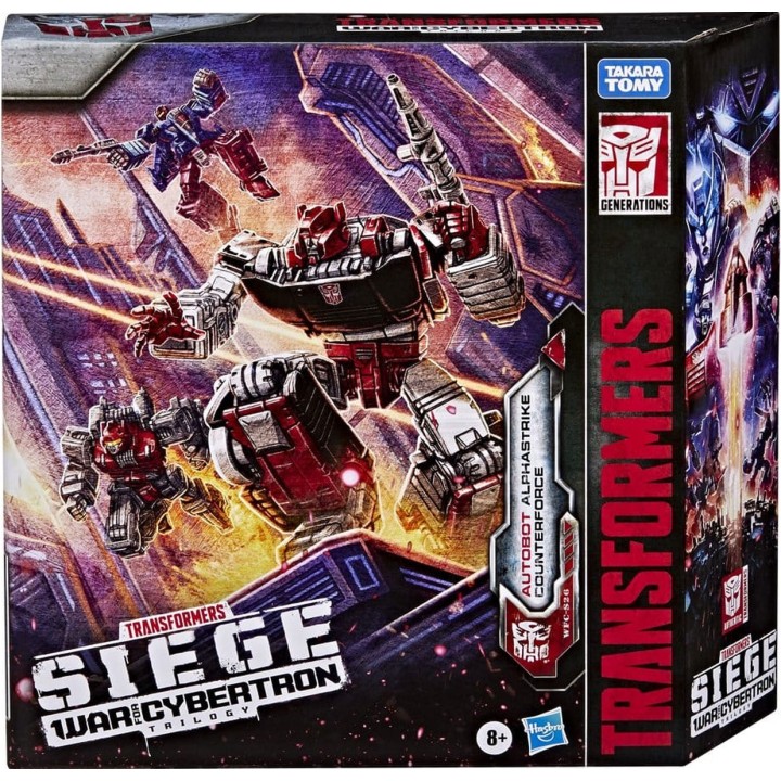 Pack de 3 Figuras Autobot Alphastrike Counterforce Transformers Generations War for Cybertron Siege
