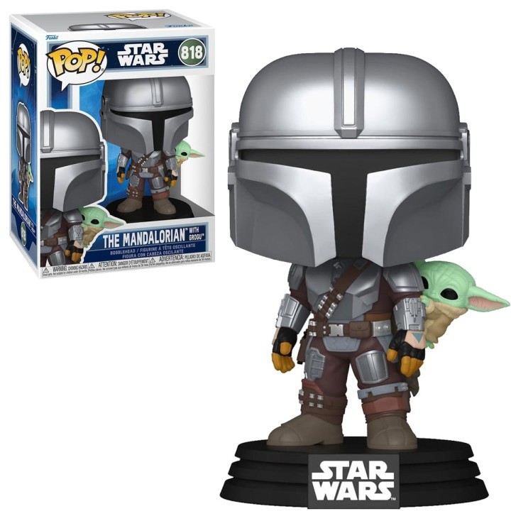 Funko Pop The Mandalorian with Grogu 818 Star Wars