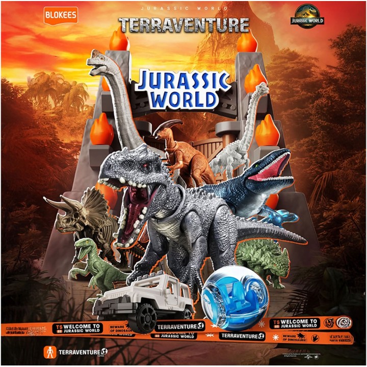 Jurassic World Welcome Tu Jurassic World TS02 Blind Box Blokees