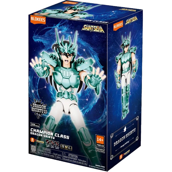 Dragon Shiryu Saint Seiya Champion Class Blokees