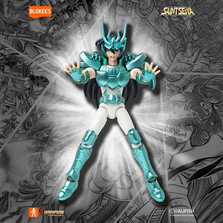 Dragon Shiryu Saint Seiya Champion Class Blokees