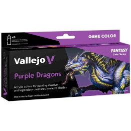 Purple Dragons Acrylic Colors Set Vallejo