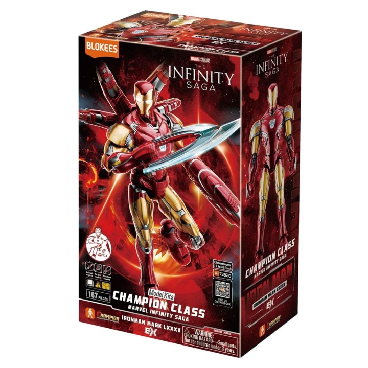 Iron Man Mark LXXXV Champion Class Marvel Studios The Infinity Saga Blokees