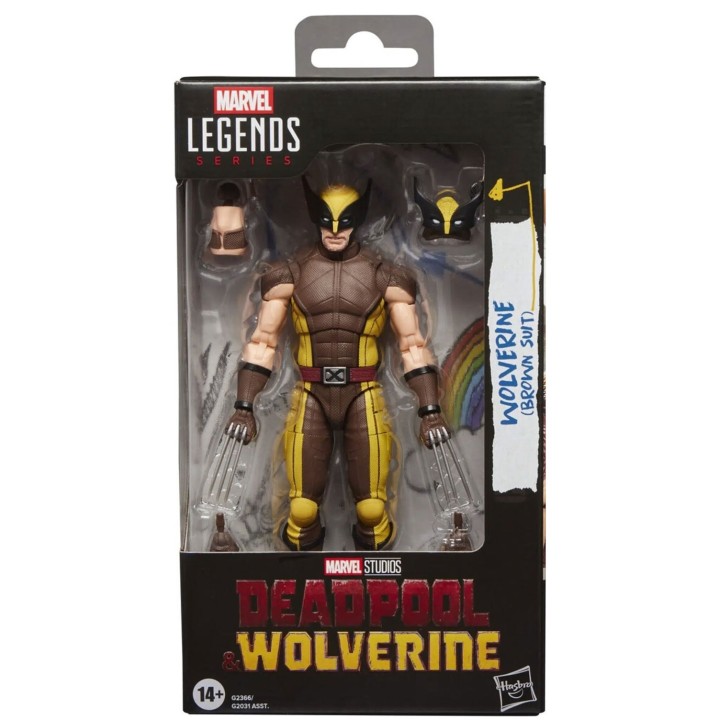 Wolverine Brown Suit Deadpool And Wolverine Marvel Legends Series
