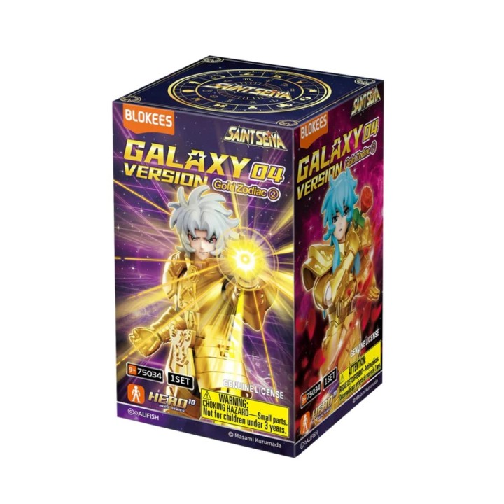 Caja Saint Seiya Galaxy Version 04 Gold Zodiac Blokees