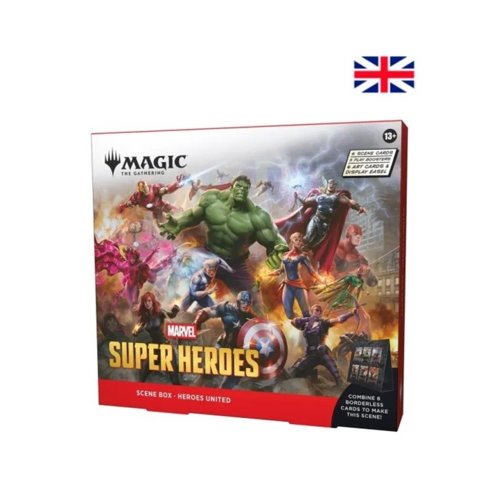 Heroes United Scene Box Marvel Super Heroes Magic The Gathering (English) - MTG MSH