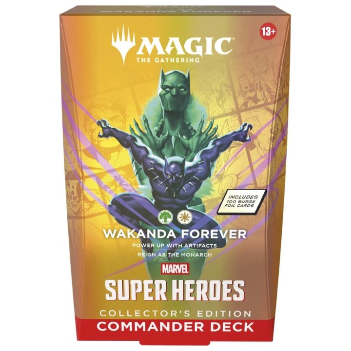 Wakanda Forever Commander Deck Collectors Edition Marvel Super Heroes Magic The Gathering (English) - MTG MSH