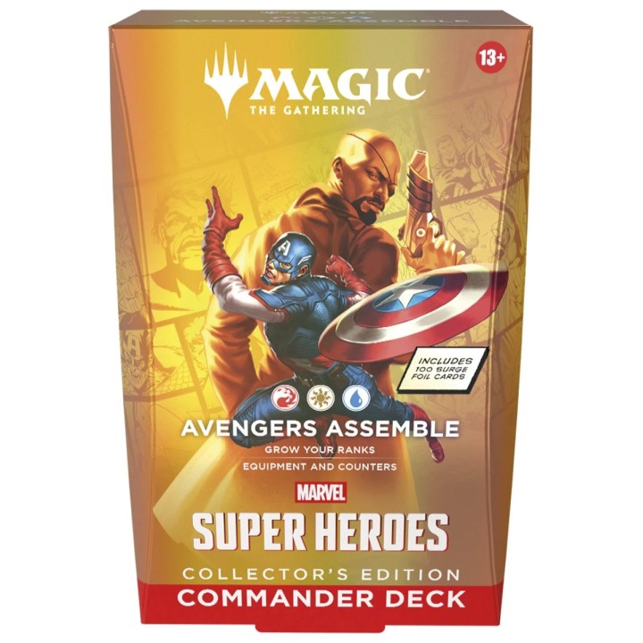 Avengers Assemble Commander Deck Collectors Edition Marvel Super Heroes Magic The Gathering (English) - MTG MSH