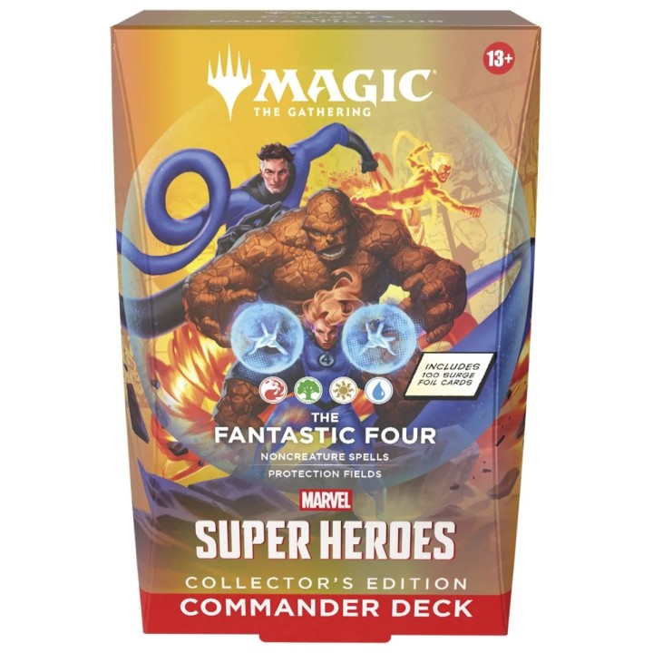 Fantastic Four Commander Deck Collectors Edition Marvel Super Heroes Magic The Gathering (English) - MTG MSH