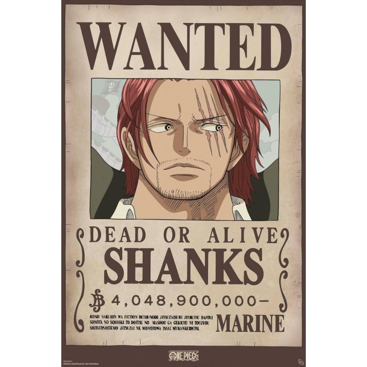 Shanks Se Busca Poster (91.5 x 61 cm)