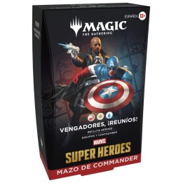 Vengadores Reunidos Baraja de Commander Marvel Super Heroes Magic The Gathering (Castellano) - MTG MSH