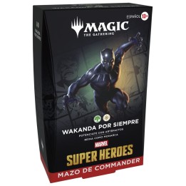 Wakanda por Siempre Baraja de Commander Marvel Super Heroes Magic The Gathering (Castellano) - MTG MSH