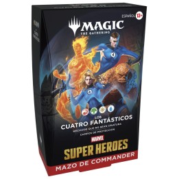 Cuatro Fantásticos Baraja de Commander Marvel Super Heroes Magic The Gathering (Castellano) - MTG MSH