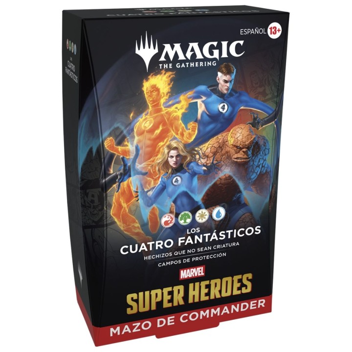 Cuatro Fantásticos Baraja de Commander Marvel Super Heroes Magic The Gathering (Castellano) - MTG MSH