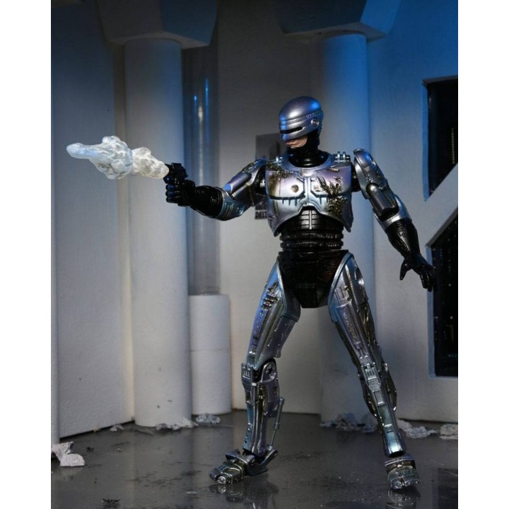 RoboCop with Chair Ultimate Battle Damaged RoboCop Neca