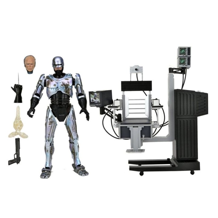 RoboCop with Chair Ultimate Battle Damaged RoboCop Neca