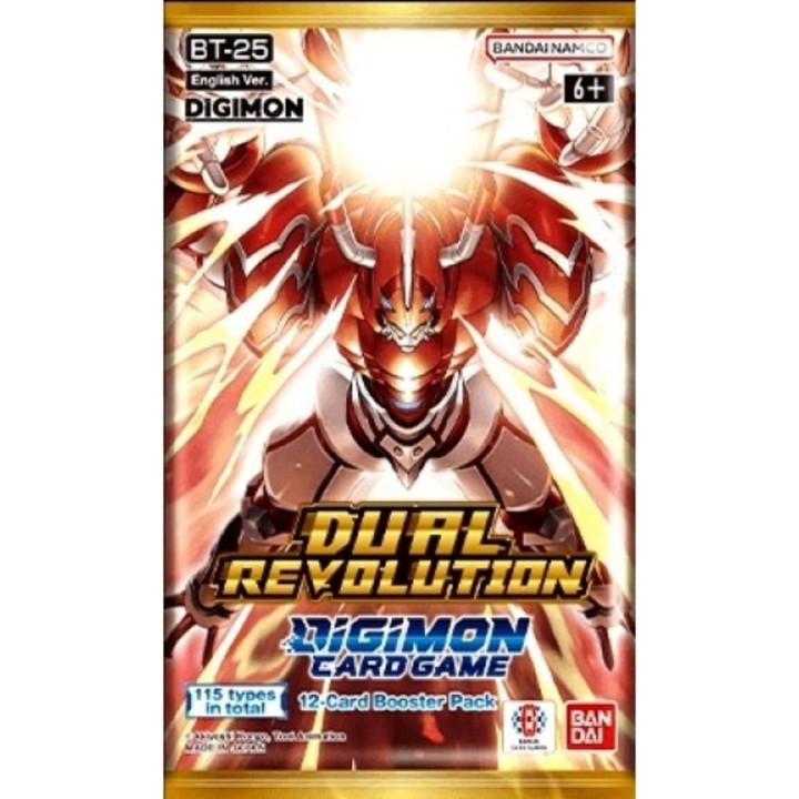 Booster Pack Dual Revolution BT25 Digimon Card Game