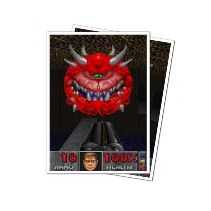 Cacodemon Doom Deck Protector Sleeves Apex Ultra Pro