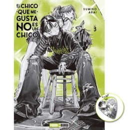 El chico que me gusta no es un chico 03 (Edición Cubierta Alternativa + Púa / Colgante)