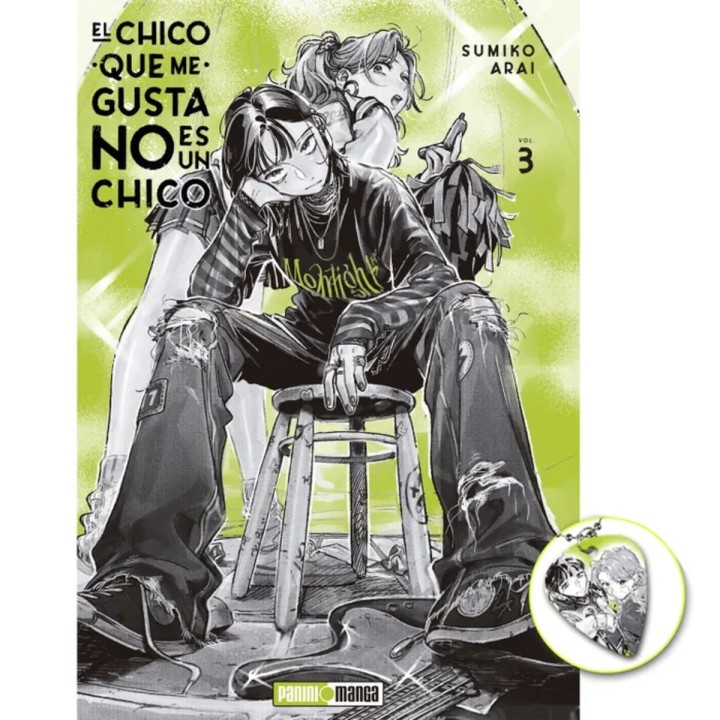 El chico que me gusta no es un chico 03 (Edición Cubierta Alternativa + Púa / Colgante)