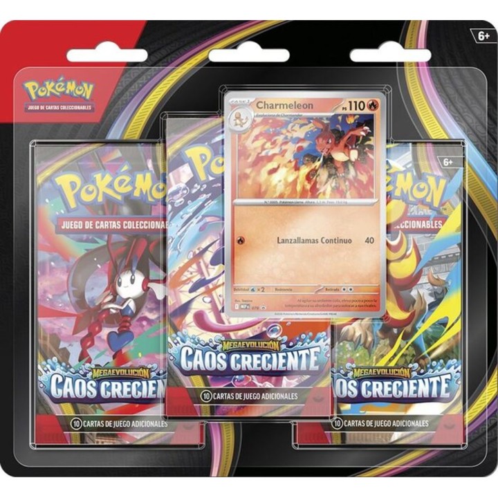 Blister Caos Creciente Megaevolución Pokémon TCG (Castellano)