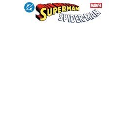 Superman Spiderman Portada Alternativa Blanca