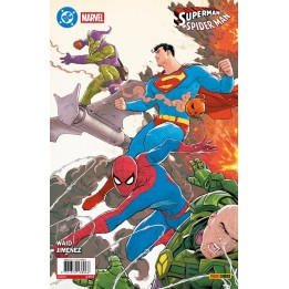 Superman Spiderman Portada Alternativa Mikel Janín