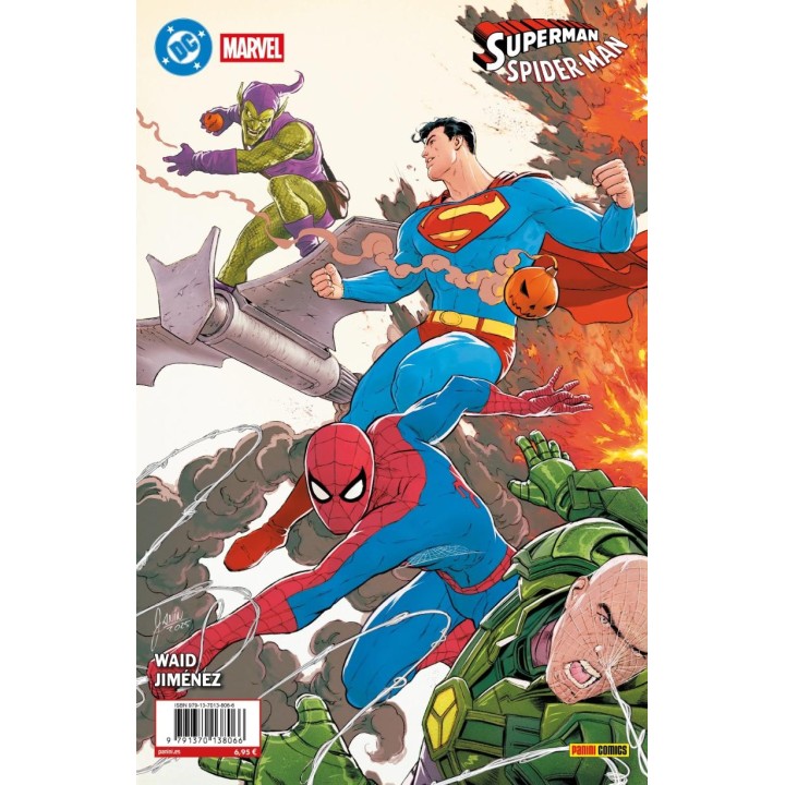 Superman Spiderman Portada Alternativa Mikel Janín
