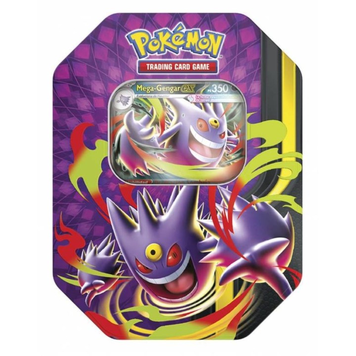 Lata Mega Gengar EX Pokémon TCG (Castellano)