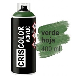 Spray Pintura Acrilica Verde Hoja CrisColor