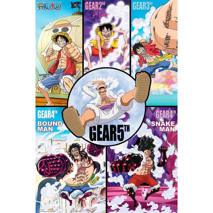 Poster Gears history ONE PIECE 91.5x61