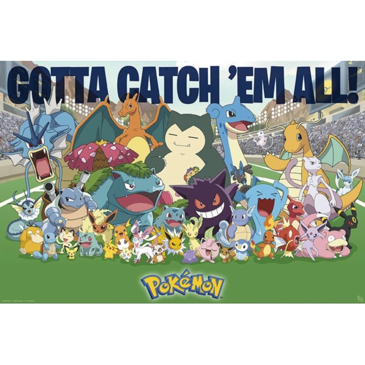 Poster All Time Favorites Pokémon 91.5x61